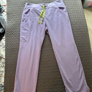 FIGS KADE cargo scrub pants. Light purple. Size L